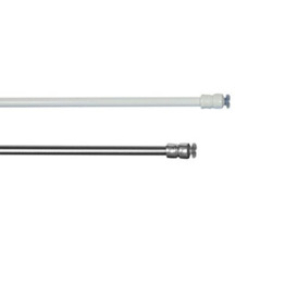 rewagi, clamping rods, curtain rod, stainless steel, white