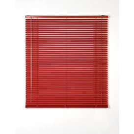 Estores Basic Venetian Blind, Metal, red, 75 x 175 cm