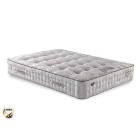 Sareer Pocketo 3000 Pocket Latex Mattress, Talalay Latex Foam, Grey, Super King Size, 6FT