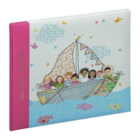 Pagna 12365 34 Baby Scrapbook/Photo Album 240X230 MM Weite Welt D. 48S, Board, Pink, 24.5 x 22.5 x 1.5 cm