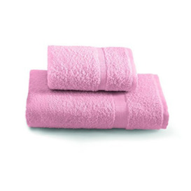 Gabel Plain Towel Set, 100% Cotton, 100 x 60 x 0.8 cm 100x60x0.8 cm pink