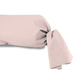 Soleil d 'Ocre Bolster Pillow, Cotton, Pink, 205 x 45 x 1 cm