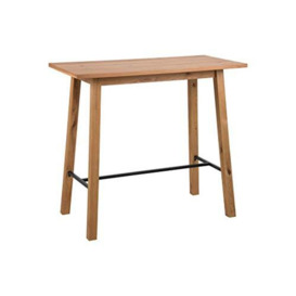 AC Design Furniture Bar Table, Brown, 117 x 58 x 105 cm