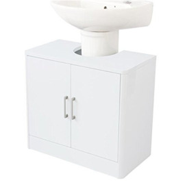 House & Homestyle Under Sink Unit, White, H 54cm x W 60cm x D 30cm