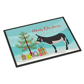 Caroline's Treasures inches American Mammoth Jack Donkey inches Christmas Doormat 24 inches x 36 inches Multicolor