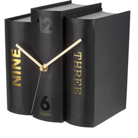 Karlsson, table clock, Paper, Black, One Size