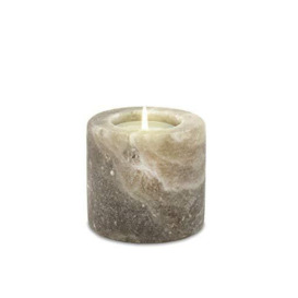 Himalayan Crystal Salt Dreams Cylinder, Grey line Salt Crystal Tea Light Holder, Salt, grau, 7 x 7 x 7 cm