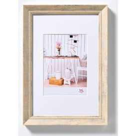 walther Design Picture Frame Natural 13 x 18 cm with PassepArtout, Chalet Design Frame EL318H