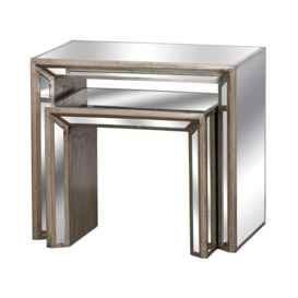 Hill 1975 Augustus Mirrored Nest of Tables, One