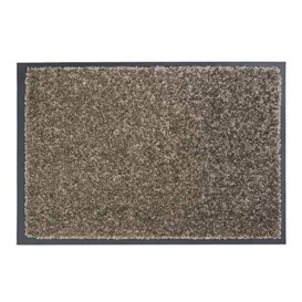 Carpido Doormat, Polypropylene, Charcoal, 40 x 60 cm