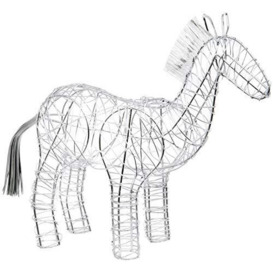 Maturi Silver Wire Electroplated Horse Decorative Ornament
