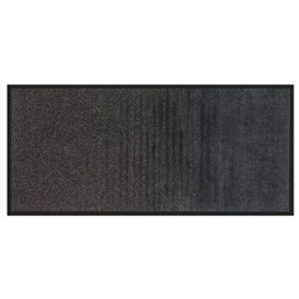 DANDY Combiclean Hallway Runner Scraper Absorbent Mat, Polypropylene, Black/Charcoal, 150 x 90
