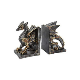 Nemesis Now Dracus Machina Bookends 27cm, Bronze