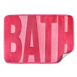 Emma Barclay Spa Bath Mat Non Slip Bath Pink