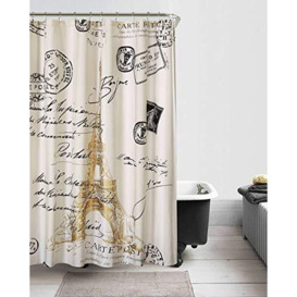 Idea Nuova Shower Curtain, Gold, 72X72