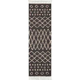 Rugs Direct Moroccan Shag MRS02 Charcoal