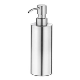 AMARE Silver Cylinder Soap Dispenser