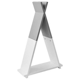 House Children's Wall Mounted Tipi Storage Unit, Assembly Kit-Boxed, White, H 67.5cm x W 44cm x D 15cm