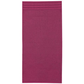 Kleine Wolke Royal Hand Towel, Cotton, Burgundy, 50 x 100 cm