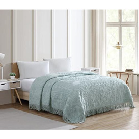 Beatrice Home Fashions Bedspread, Blue, Full