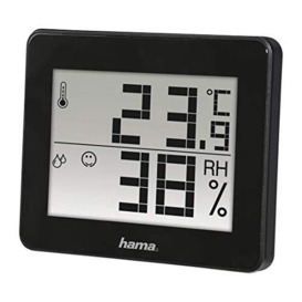 "Hama - ""TH-130"" Thermo/Hygrometer - Black"