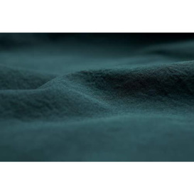 "L1NK STUDIO Pillowcases cotton 100% for bed 135 cm or 53"" inches (45X155 cm or 18""X61"") (Percale 200 threads) Plain dyed TEAL"