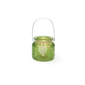 Excelsa Foliage Candle Holder, Green, Diameter 9.5 cm