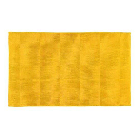 Gözze - Anti-Slip Bath Mat, Super Soft, 100% Microfibre, 60 x 100 cm - Yellow