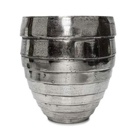 EUROCINSA Ref. 27301 Vase Taj, Aluminium, Natural Aluminium, 37 cm