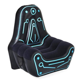 Bestway Gaming Chair, Inflatable Indoor Armchair for Adults and Kids,Black,112 x 99 x 125 cm