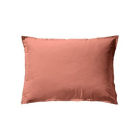ESSIX Pillowcase, Cotton, Terracotta, 50 x 70 cm