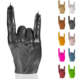 Candellana Hand RCK Candle - Hand Figurine - Cool Deco - Gothic Deco - Grunge Deco Candle - Heavy Metal Deco - Grunge Room Decor - Office Gadgets - Candle Deco - Funny Candle