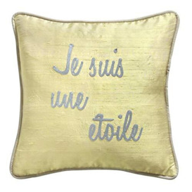 Lounge Fabrics Cushion, Golden Beige, 40 x 40 cm