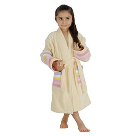 Maisonette Bath Towels for Children, Yellow, 4-6 Years