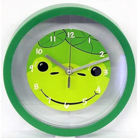 Mezzaluna Gifts Round Children's Kids Animal Wall Clock ~ Teddy ~ Tiger ~ Pig ~ Frog (FROG)