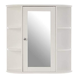 Premier Housewares Bathroom Cabinet, Mirrored Door
