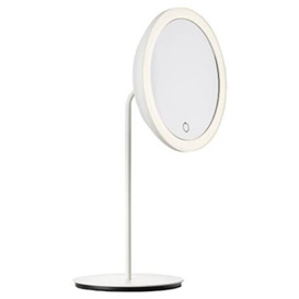 ZONE DENMARK Table Mirror with Magnifying Light Colour: Zone White