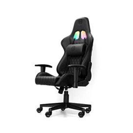 ONAJI Akuma Pro RGB Gaming Chair, Black/White, Regular