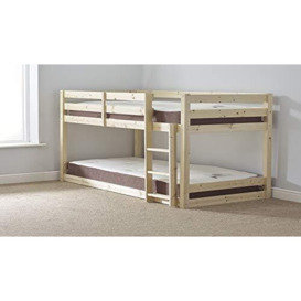 STRICTLY BEDS&BUNKS Low Twin Bunk Bed, 4ft Double