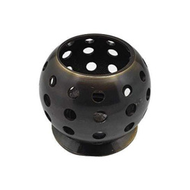 VIE Naturals Spherical Tealight Holder Metal 8 Cm, Multicolor, One Size