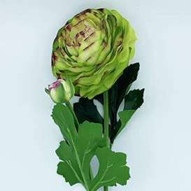 Wellhome Giant Bouquet with Natural Touch Flowers Diameter 12 cm in Colour Green 55 cm Unit