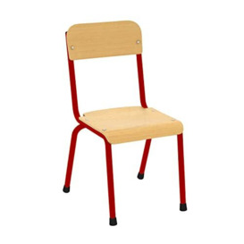 Liberty House Toys Children's Chair 380mm, Red, H650 x W460 x D500mm