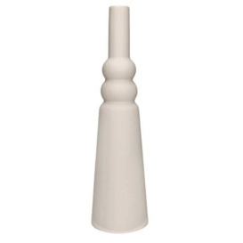 Bloomingville Modern Sculptural Stoneware Vase with Latex Glaze, Taupe