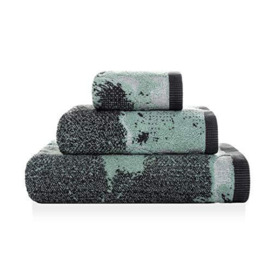 Sorema Hand Towel Set 30 x 50 50 x 100 70 x 140 Grey Blue Marble