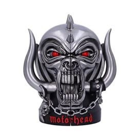 Nemesis Now Offically Licensed Motorhead Warpig Snaggletooth Bookends, Silver, 18cm