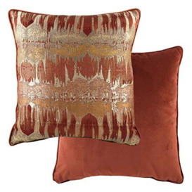 Evans Lichfield Inca Polyester Filled Cushion, Terracotta, 43 x 43 cm