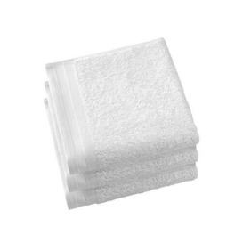 De Witte Lietaer Contessa Luxe Set of 3 Bath Towels, Cotton, White, 50 x 100 cm