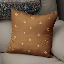 Bonamaison Decorative Cushion Cover Brown Tones, Throw Pillow Covers, Home Decorative Pillowcases for Livingroom, Sofa, Bedroom, Size:43X43 Cm - Designed and Manufactured in Turkey