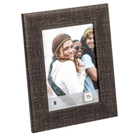 walther Design Picture Frame Dark Brown 10 x 15 cm with Textured Surface Friendship AP015P