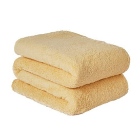 Brentfords Teddy Fleece Blanket Large Throw Over Bed Plush Super Soft Warm Sofa Bedspread, Ochre - 200 x 240 cm